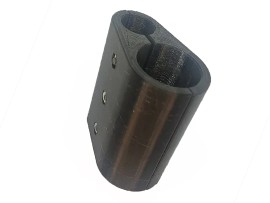 Abraçadeira Bipartida Para Rifle Pcp Beeman - B-tech 3D